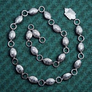 Vintage Concho Necklace Or Belt